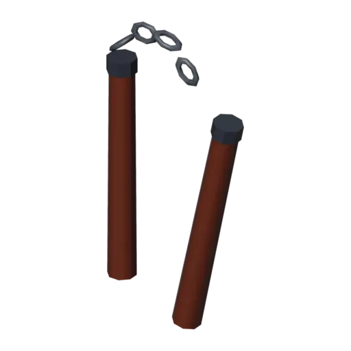 Nunchaku, modelo 3D