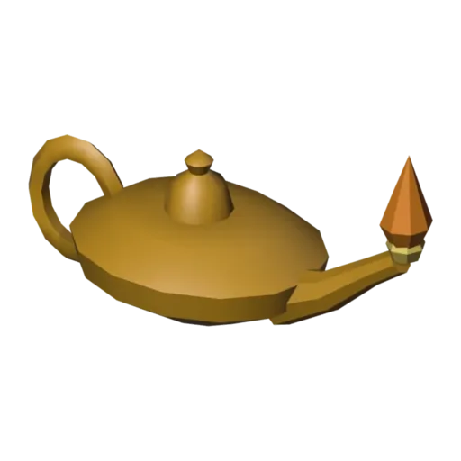 Oil lamp, 3D model