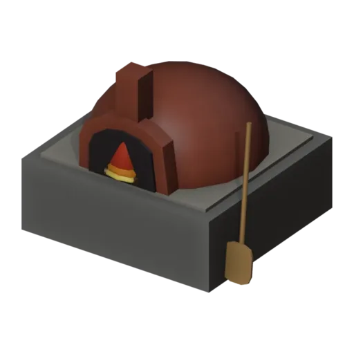 Bread oven, 3D model