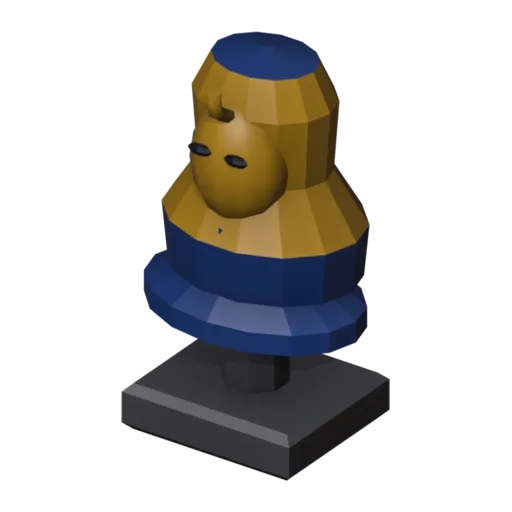 Pharaoh mask, 3D model