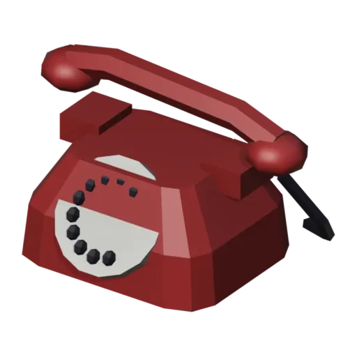 Telephone, 3D model