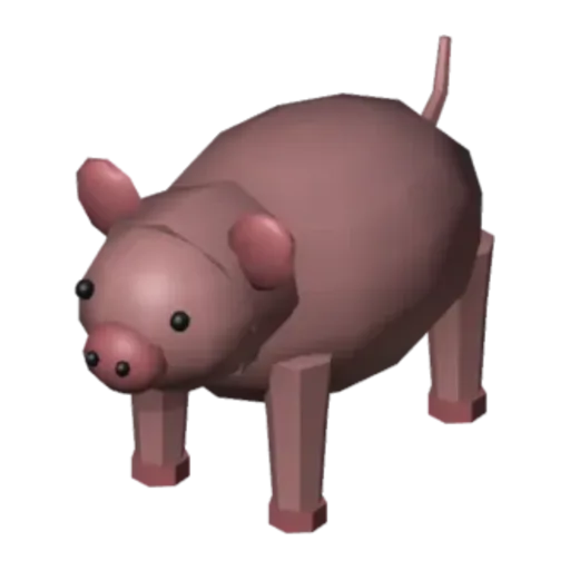 돼지, 3D 모델