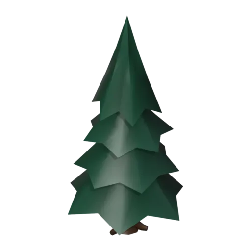Small pine, 3D model