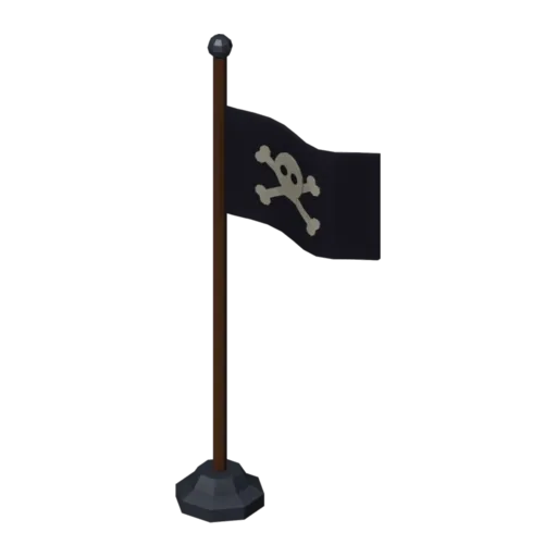 Jolly roger, 3D model