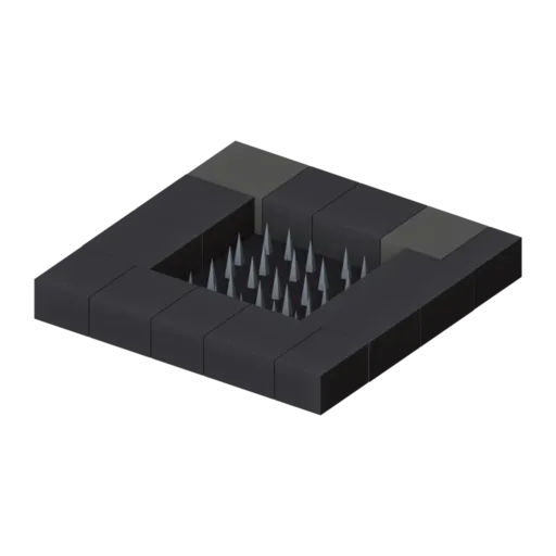 落とし穴、3Dモデル