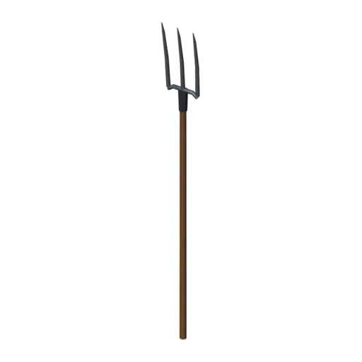 Pitchfork, 3D model