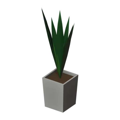 Office plant, 3D model