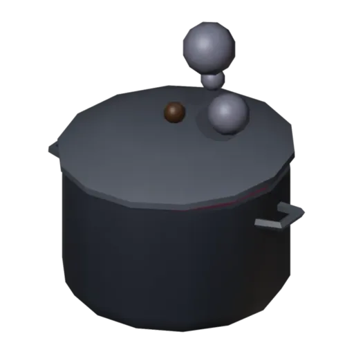 Cooking pot, 3D model
