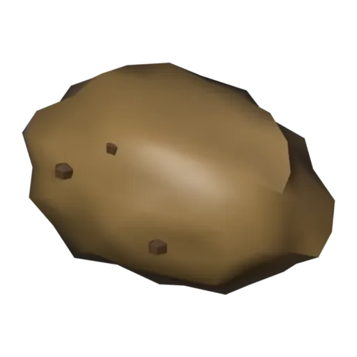Potato, 3D model