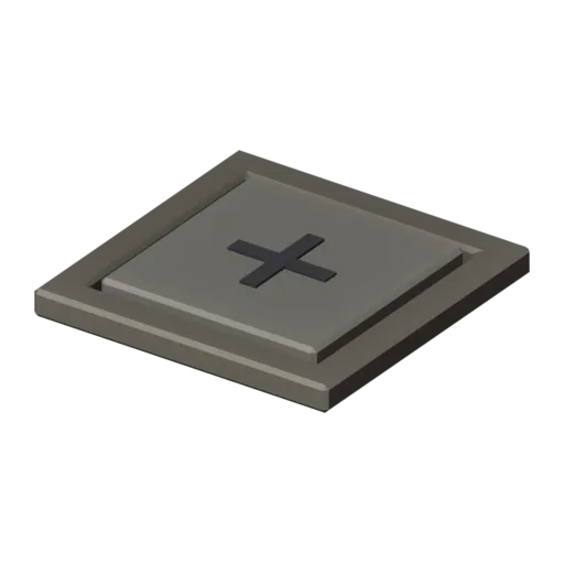 Pressure plate, 3D model