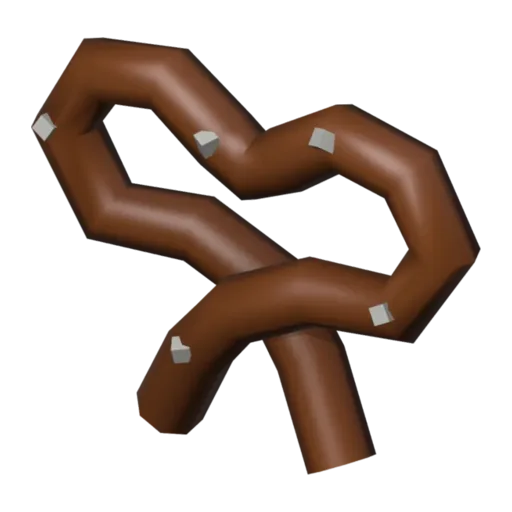 Pretzel, 3D model
