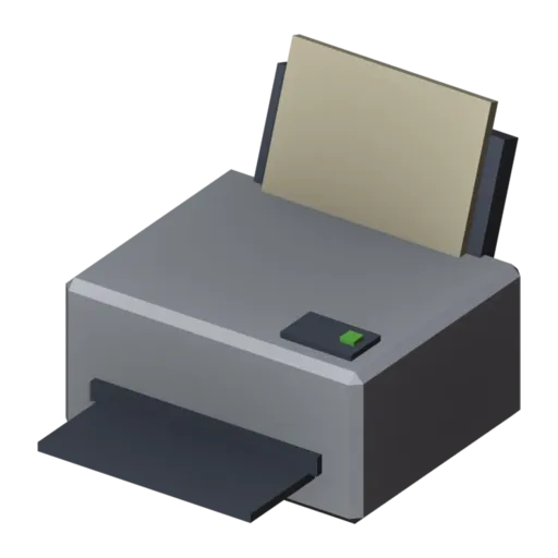 Printer, 3D model