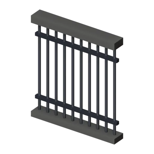 Barrotes de prisión, modelo 3D