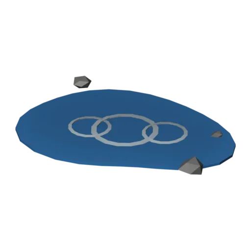 Water puddle, 3D model