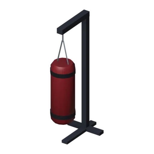 Punch bag, 3D model