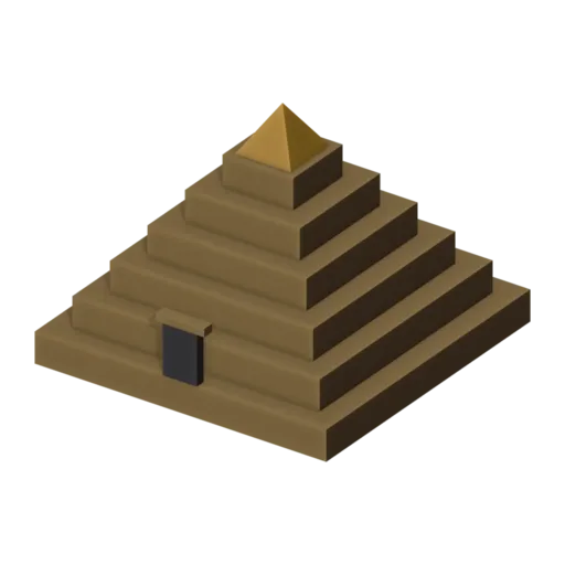 金字塔,3D 模型