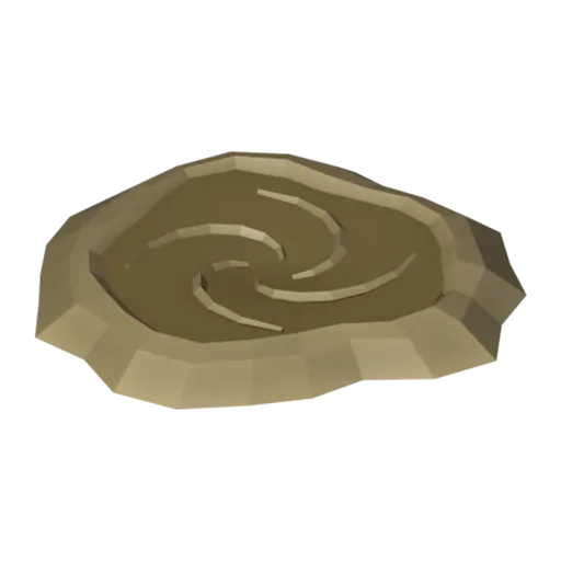 Sables mouvants, modèle 3D