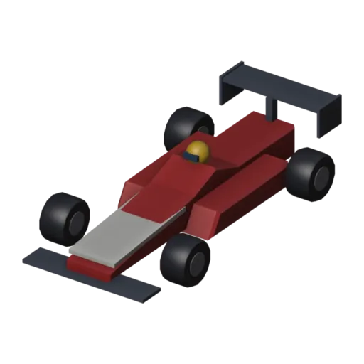 Race car, 3D model