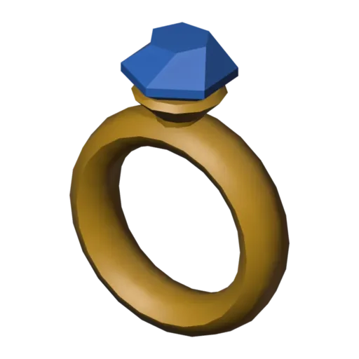 Gold ring, 3D model
