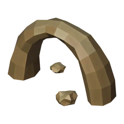 바위 아치, 3D 모델