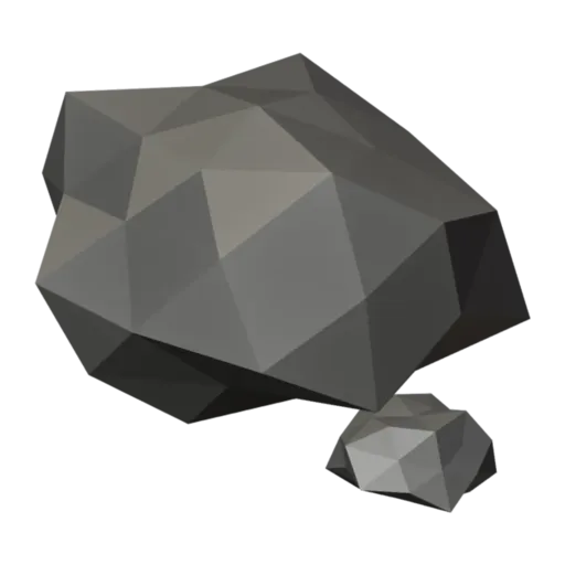 Roca pequeña, modelo 3D