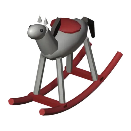 Rocking horse, 3D model