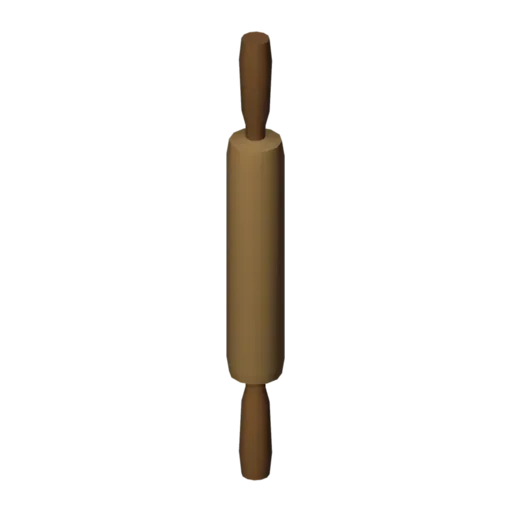 Rolling pin, 3D model