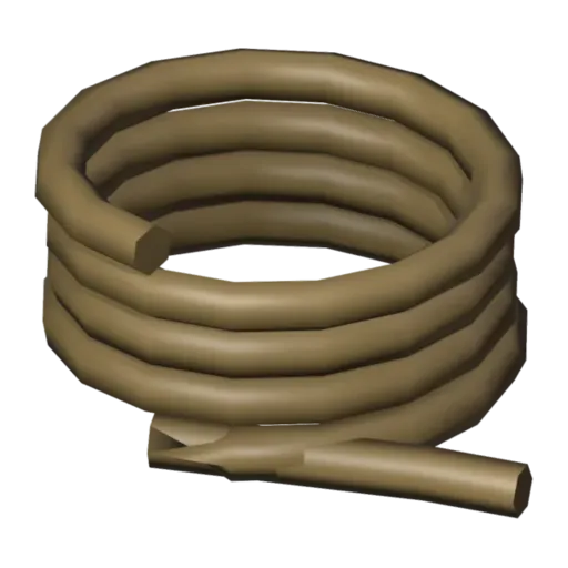 Rollo de cuerda, modelo 3D