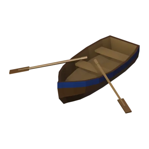 Rowboat, 3D model