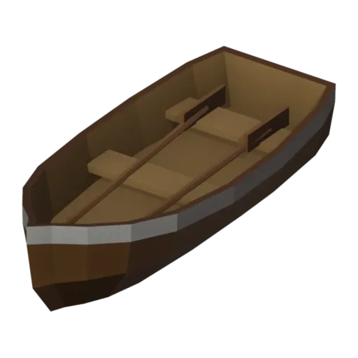 Bote, modelo 3D