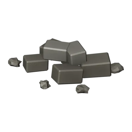 Rubble heap, 3D model