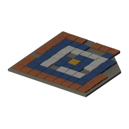 Mosaic floor, 3D model