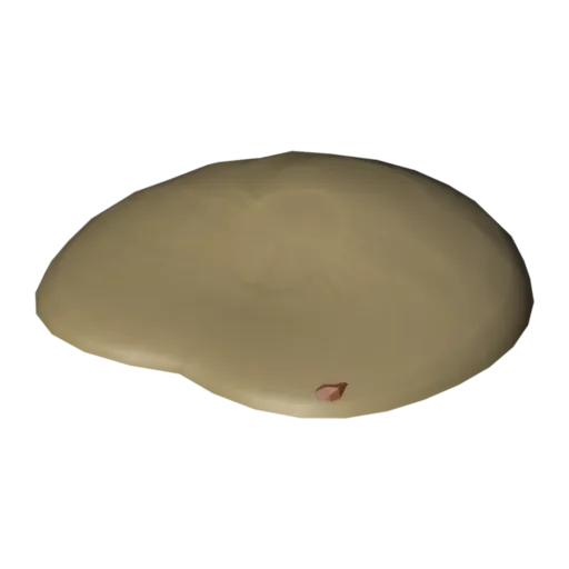 Sand dune, 3D model
