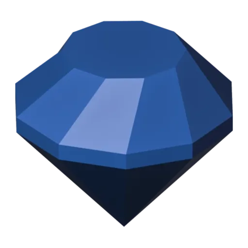 Sapphire, 3D model
