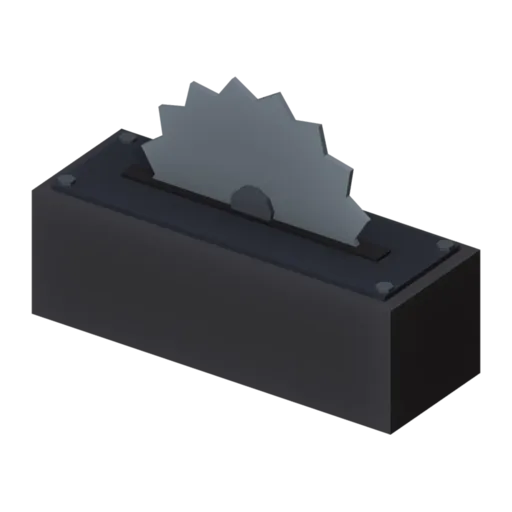 Blade trap, 3D model