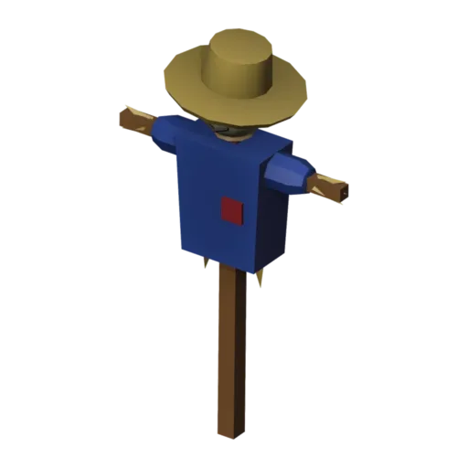 Scarecrow, 3D model
