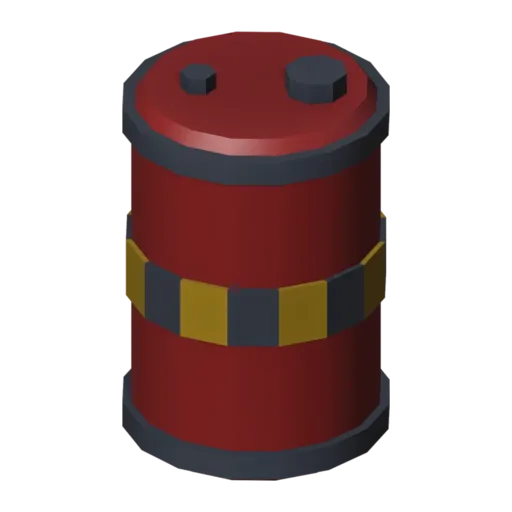 Fuel canister, 3D model