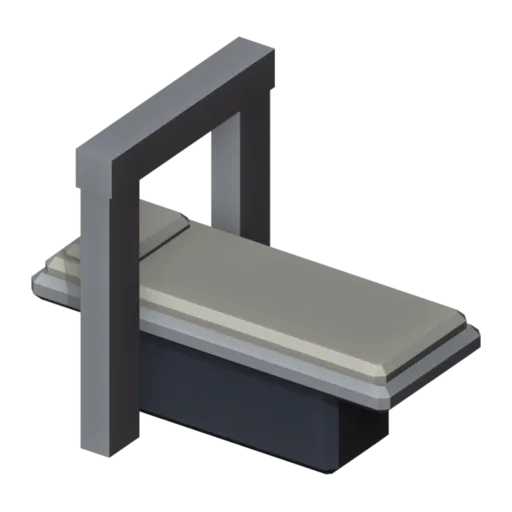 病床,3D 模型