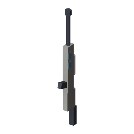 Blaster rifle, 3D model