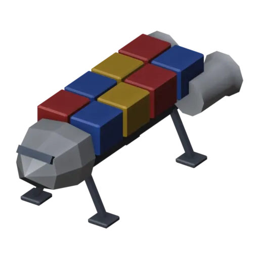 Cargo ship, 3D model