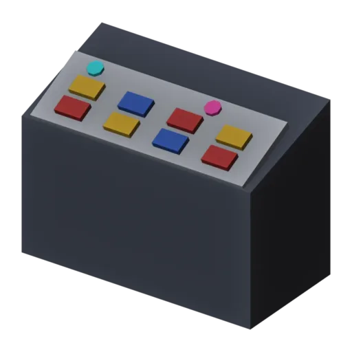 Control desk, 3D model