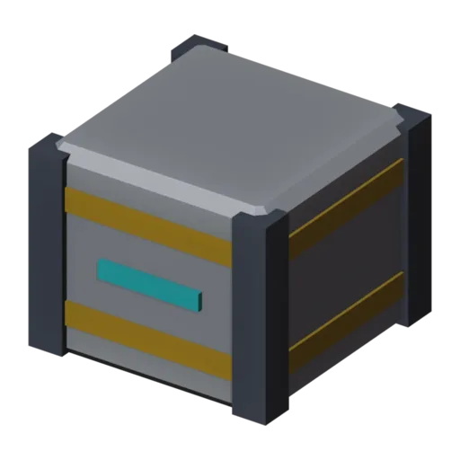Caisse de cargaison, modèle 3D