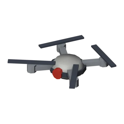 Dron, modelo 3D