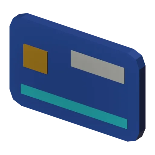 Keycard, 3D model