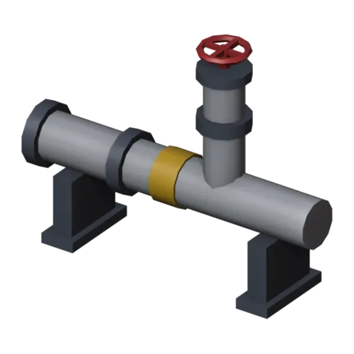 Pipes, 3D model
