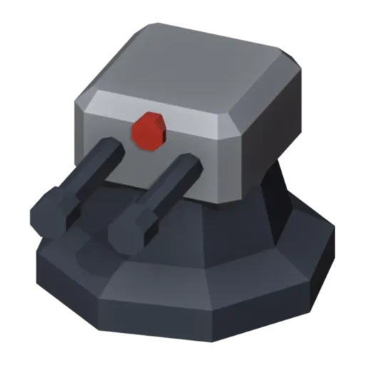 Turret, 3D model