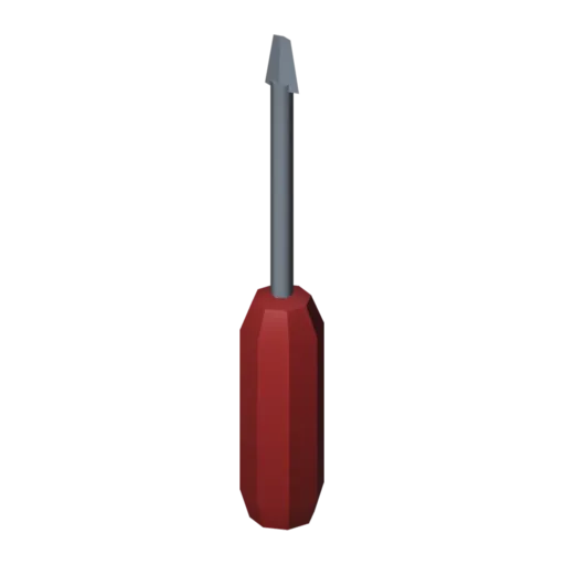 Screwdriver, 3D model