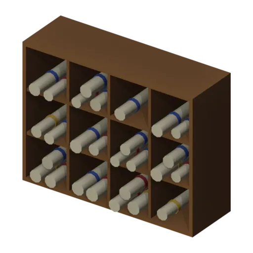 Scroll rack, 3D model