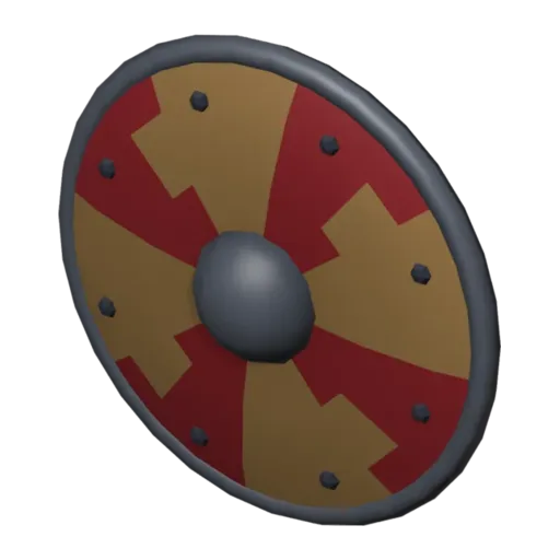 Round shield, 3D model
