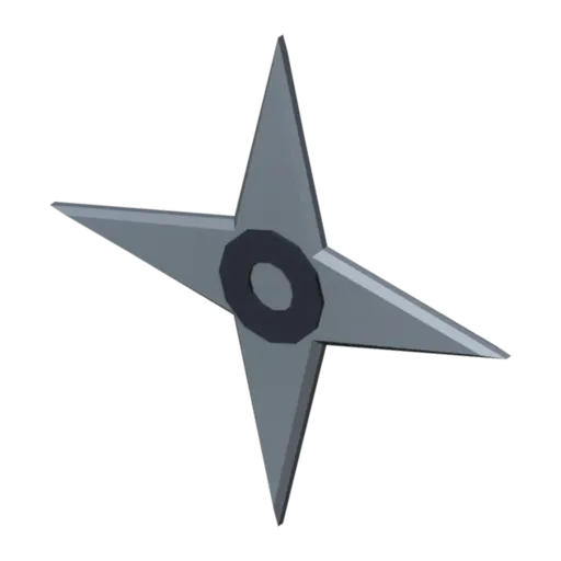 Shuriken, 3D model